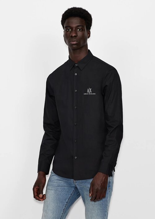 Рубашка Armani Exchange, размер S, черный