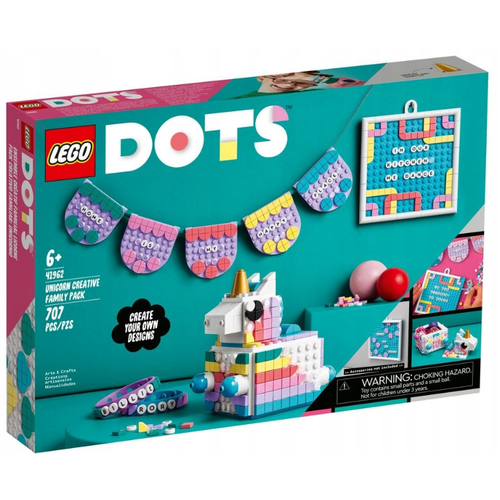 Набор для творчества Lego ® DOTS™ 41962 Творческий семейный набор «Единорог»