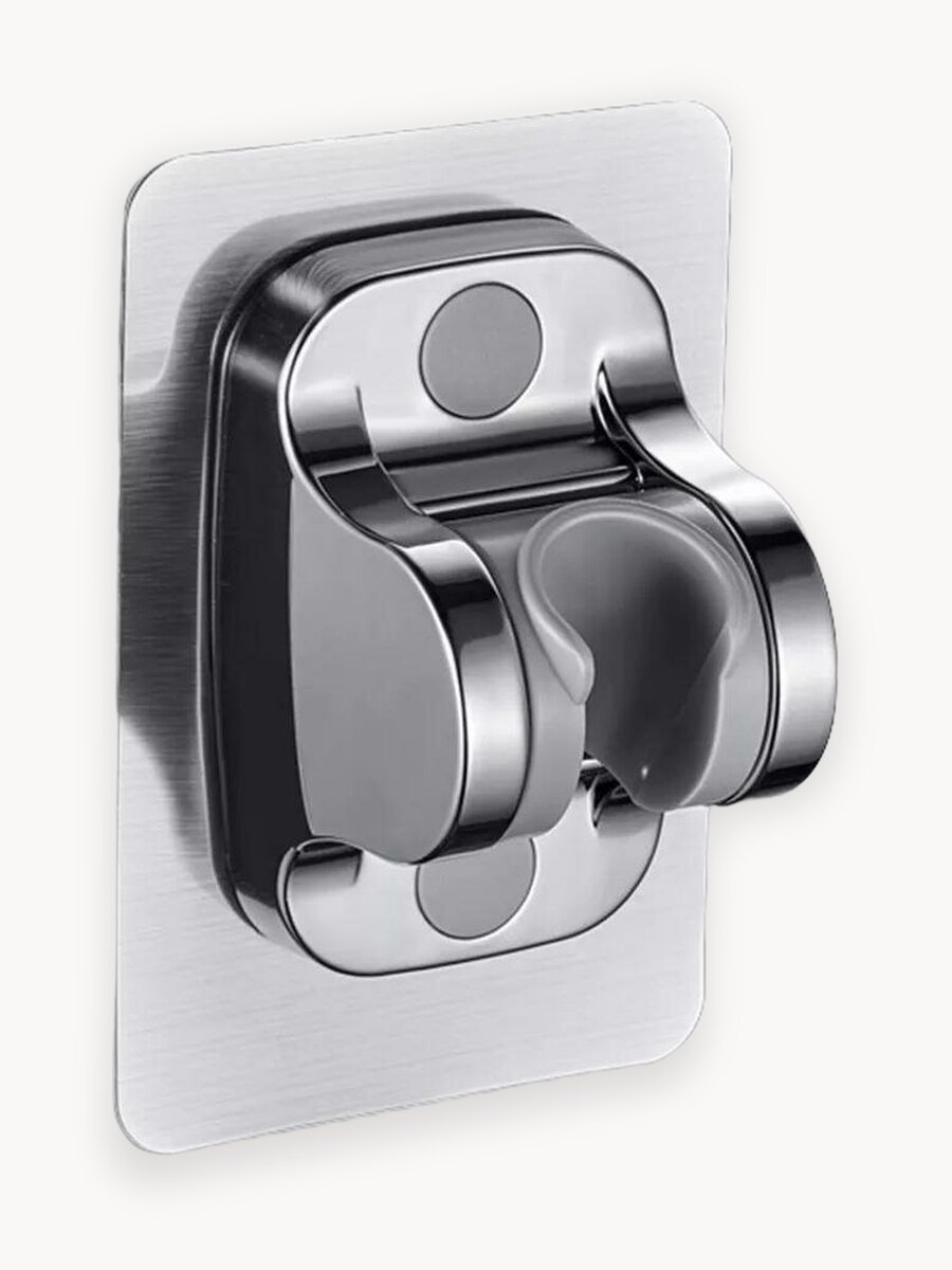 Держатель душевой лейки, для ванны, с регулировкой, крепление без сверления