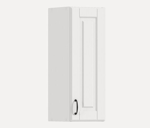 Изображение товара Кухонный модуль навесной шкаф узкий столплит Регина РП-25 Белый/Белый матовый, 25х72х30 см.