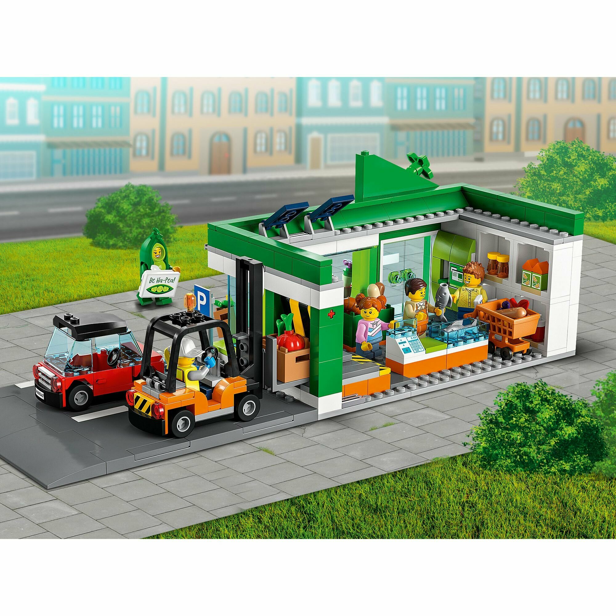 Конструктор LEGO City "Продуктовый магазин" 60347 - фото №20