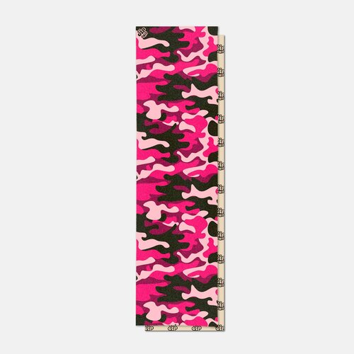 фото Шкурка для самоката/скейтборда dip grip camo: pink/black, размер 83,8х22,8см dipgrip