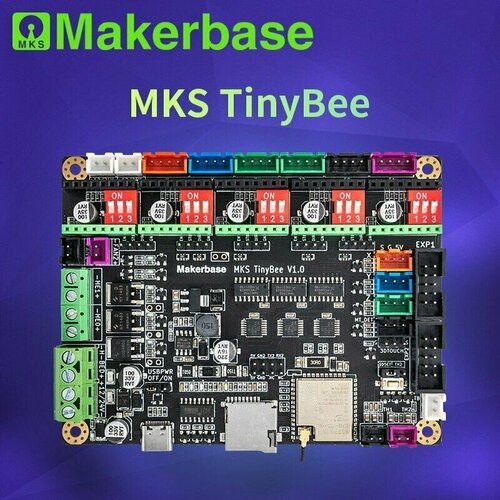 Плата управления Makerbase MKS TinyBee v1.0. Материнская плата MKS TinyBee 1.0. makerbase mks gen