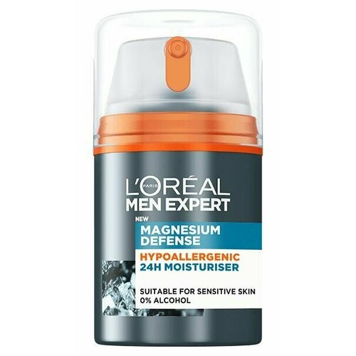 Крем для лица L'Oral Paris Men Expert Magnesium Defense 50 мл ( из Финляндии)