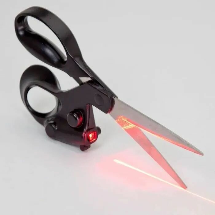 Ножницы с лазерным указателем длина 21 см / ножницы портновские