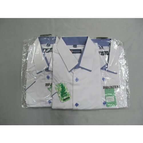 Школьная рубашка Brostem, размер 34, белый школьная рубашка brostem размер 35 белый голубой