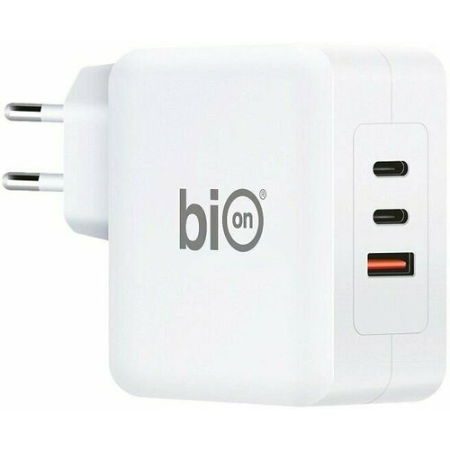 Cетевое зарядное устройство Bion (BXP-GAN-PD-A2C-100W) сзу usb c usb a pd 3 0 qc 3 0 gan 20вт белый deppa 11410