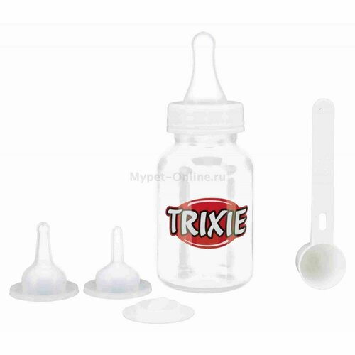 Набор для вcкармливания Trixie Suckling Bottle Set, прозрачный/белый trixie шампунь для щенков 250 мл