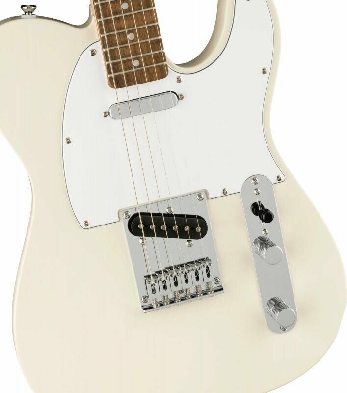 Fender Squier Affinity Telecaster LRL OLW электрогитара, цвет белый — фото 4