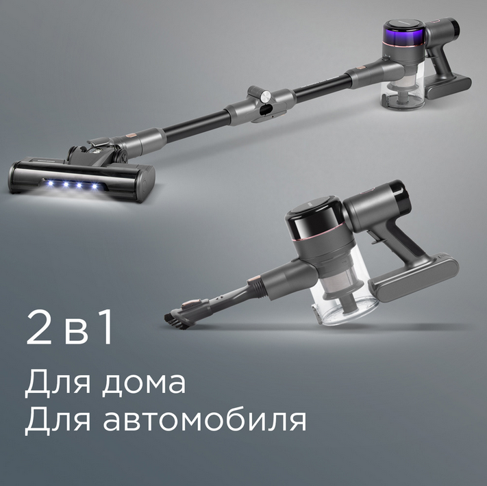 Пылесос вертикальный беспроводной REDMOND VH1311 — фото 5