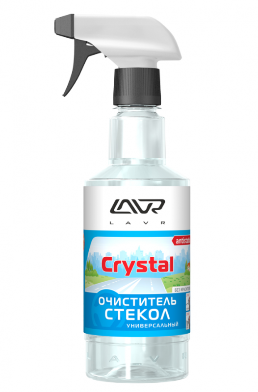 Очиститель для автостёкол LAVR Glass Cleaner Crystal Ln1601