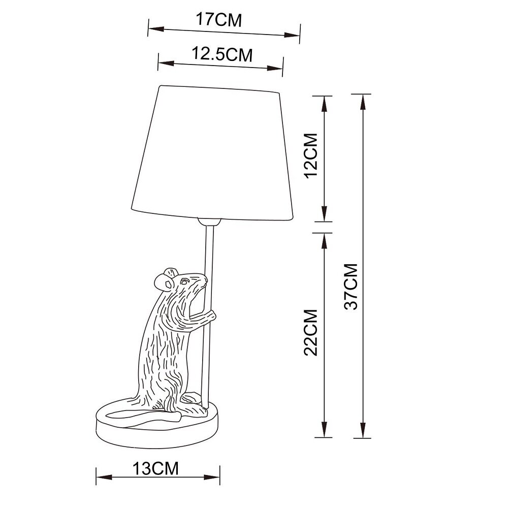 Лампа настольная Arte Lamp Gustav A4420LT-1GO - фото №7