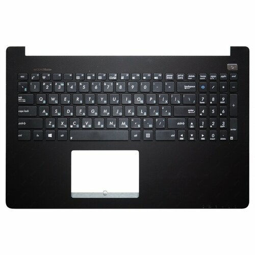 Клавиатура для ноутбука Asus X502, X502CA черная, верхняя панель в сборе (черная) клавиатура для ноутбука asus x502 x502ca черная