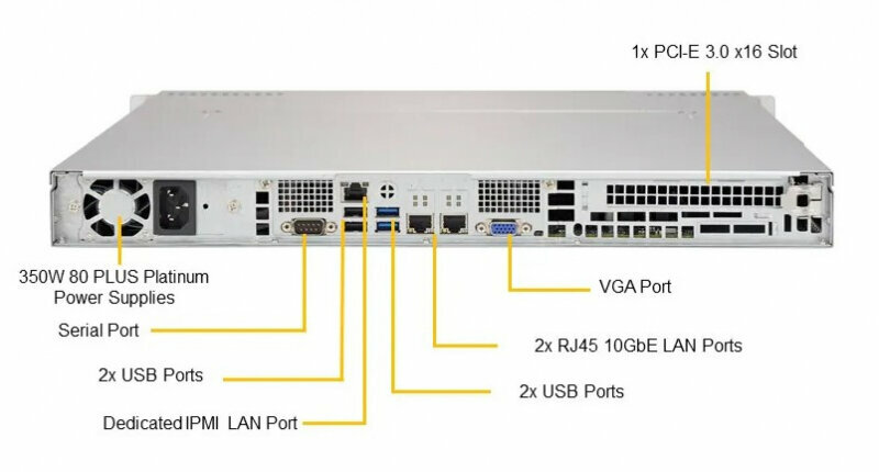 Сервер Supermicro SYS-5019P-MT - фото №10
