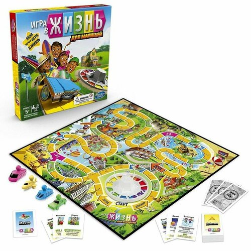 настольная игра hasbro games игра в жизнь джуниор e6678121 Настольная игра Hasbro Games, Игра в жизнь, Джуниор (E6678121)