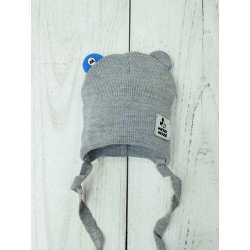 фото Шапка мой ангелок микки, размер 45-47, серый