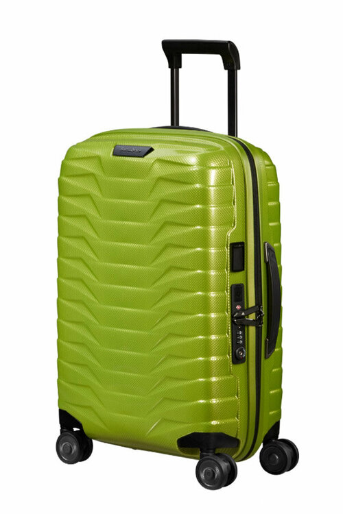 Чемодан Samsonite, 44 л, размер S, зеленый