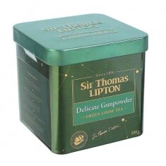 Чай зеленый листовой Sir Thomas Lipton Delicate Gunpowder, 100гр - фото №3