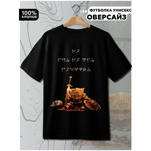 фото Футболка hypnotica, размер l, черный