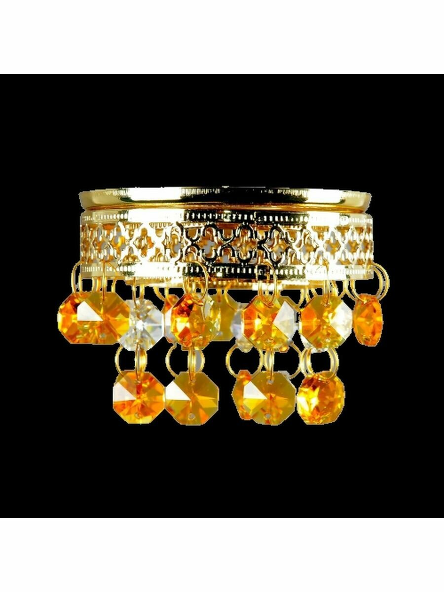 фото 7048-MR16-5.3-Amb-Yl Светильник точечный янтарный-золотой