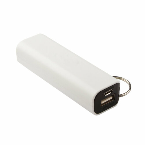 Универсальный внешний аккумулятор LP Li-ion 2600mAh USB выход 1А белый с черным коробка 63300₽