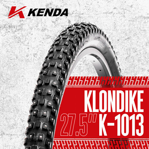 Покрышка шипованная Kenda K-1013 Klondike (27.5x2.10 368 шипов) покрышка kenda k 1014 klondike 28 700x35c шипованная