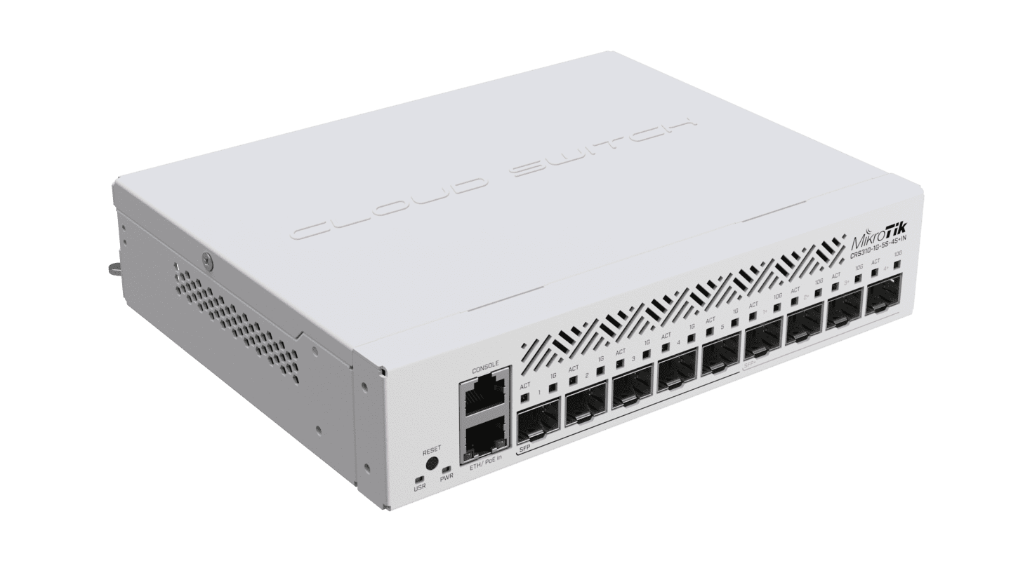 Коммутатор Mikrotik CRS310-1G-5S-4S+IN