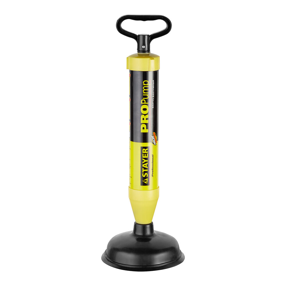 Вантуз вакуумный Stayer Professional ProPump с двумя адаптерами 51925