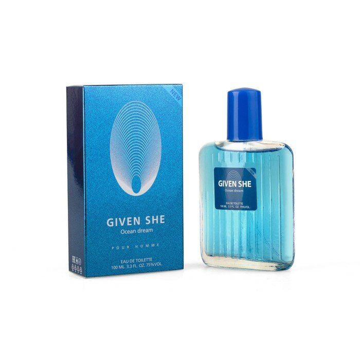 Абар Туалетная вода для мужчин Given she Ocean dream, по мотивам Givenchy blue label, 100 мл