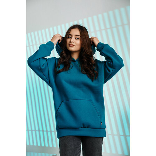фото Худи натали, размер 44, бирюзовый