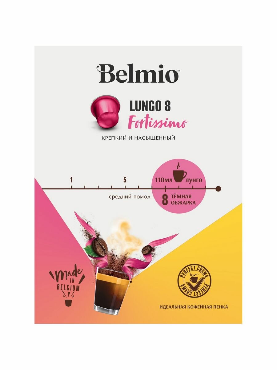 Кофе в капсулах Belmio Lungo Fortissimo (intensity 8) - фотография № 2