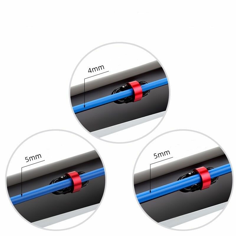 Клипса Для Фиксации Троса К Раме Велосипеда 5 Цвет: Черные Крепление ...