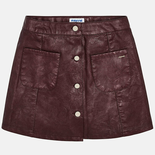 фото Юбка mayoral, размер 167 (18 лет), бордовый