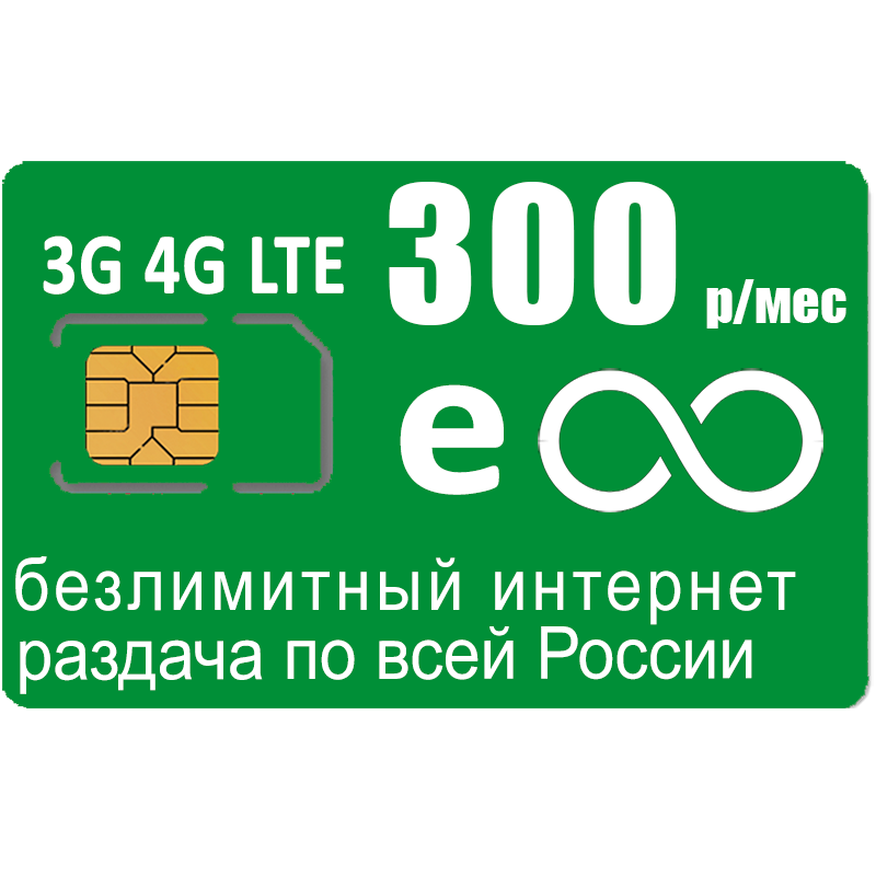 Модем ZTE MF79U (RU) + сим карта комплект с безлимитным интернетом и раздачей за 300р/мес