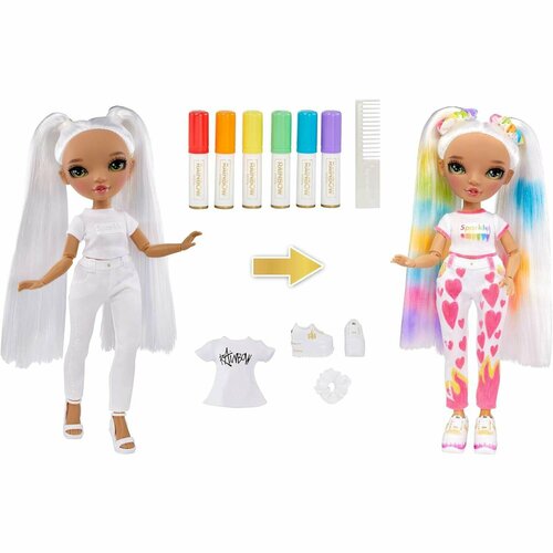 Набор игровой Rainbow High Color and Create 500407EUC куклы и одежда для кукол rainbow high кукла fashion doll indigo