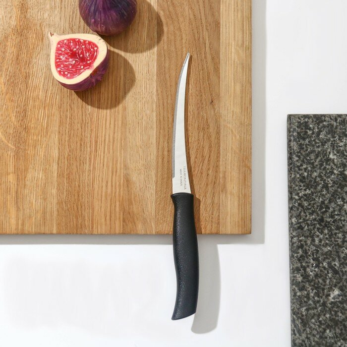 Нож кухонный Tramontina Athus для помидоров, цитрусовых, лезвие 12,5 см, сталь AISI 420 (871-166)