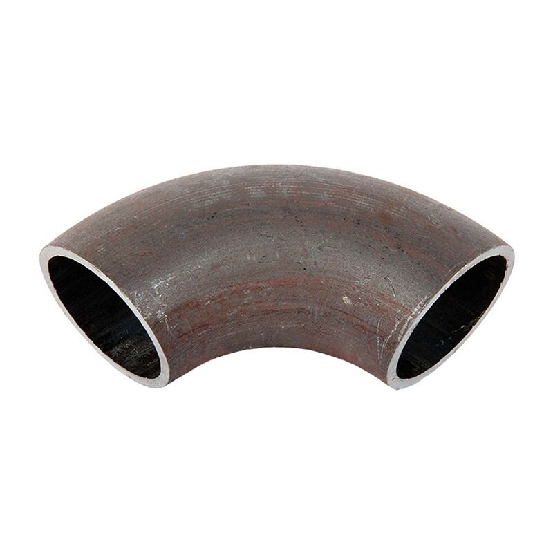 фото Отвод 90гр. крутоизогнутый бесшовный Дн 57 под приварку, Ст.20 черный ГОСТ 17375-2001