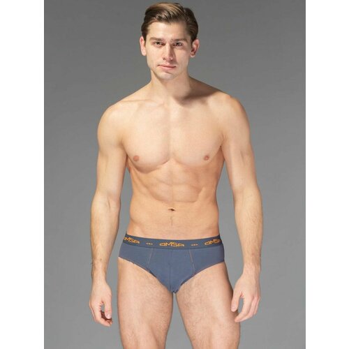 фото Трусы omsa, размер 50, серый, черный