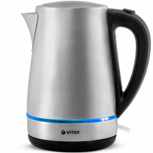 Чайник электрический 17Л 2200ВТ диск нерж сталь фильтр подсветка сталь VITEK новинка 552400₽
