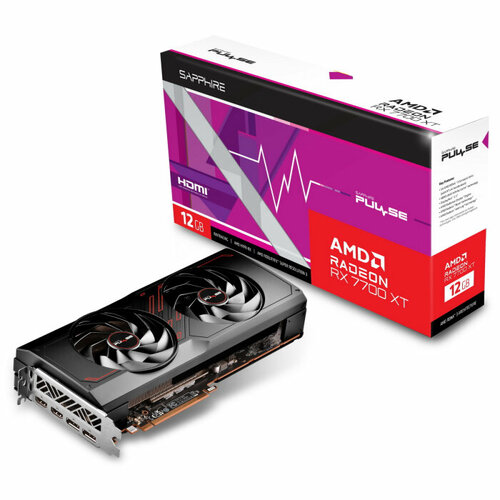 Sapphire RX7700XT PULSE 12GB 192-bit GDDR6 2xHDMI 2xDP 2FAN RTL 11335-04-20G 6048400₽
