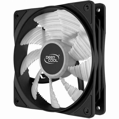 Вентилятор DEEPCOOL RF120B 120x120x25мм, LED Blue, 1300об/мин, 1818308 вентилятор для корпуса 120x120 мм deepcool single color rf120b dp fled rf120 bl 3пин blue led 120x120x25мм 21 9дб 1300об мин