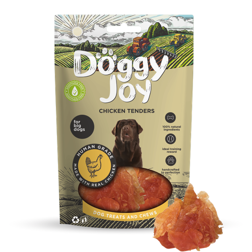 Лакомство для собак Doggy Joy Нарезка куриного филе 90г лакомство для собак organix нарезка из куриного филе 100 г