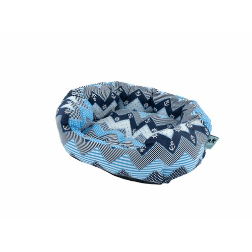 Лежанка Лучшие Друзья, Морская, размер 50х47х18 см