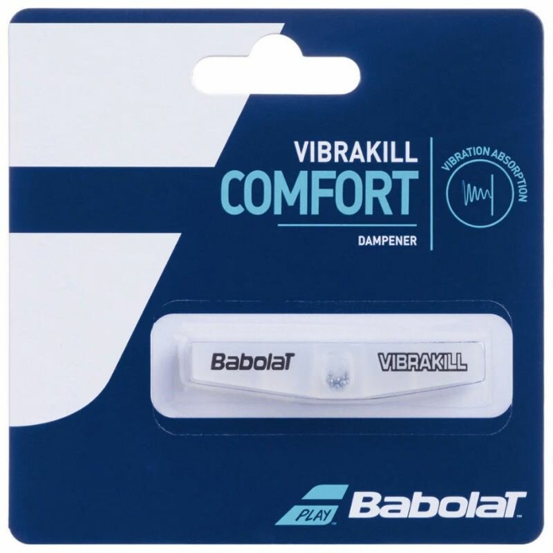 Виброгаситель Babolat Vibrakill для теннисной ракетки, белый
