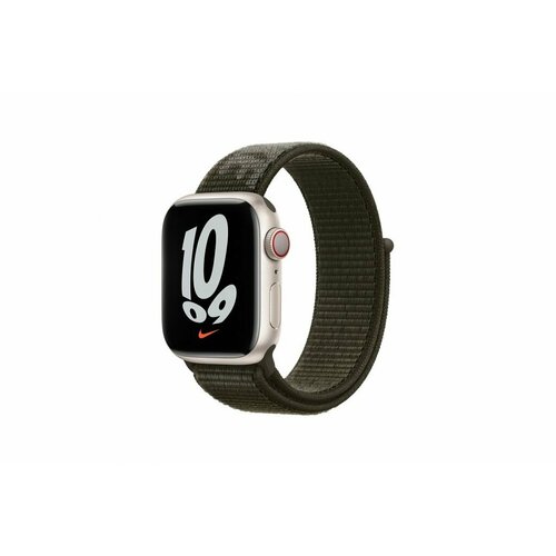 Ремешок нейлоновый Cargo Khaki Nike Sport Loop (Рабочий хаки) Apple Watch 41mm (38mm; 40mm) ML2V3AM/A