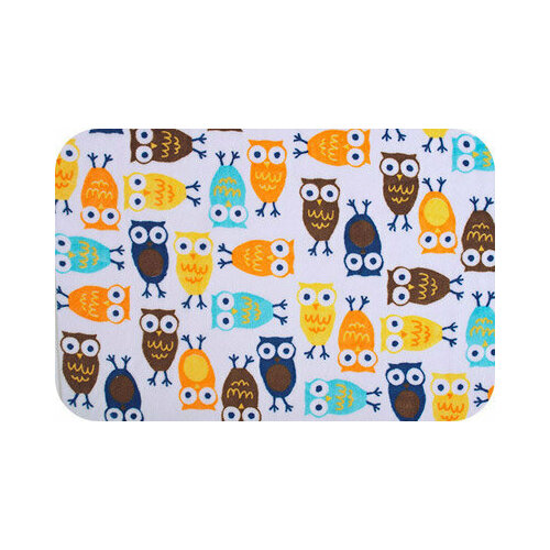 PEPPY Плюш 3RKC NIGHT OWLS фасовка 48 x 48 см 440 г/кв. м 100% полиэстер orange/brown планшет а4 owls