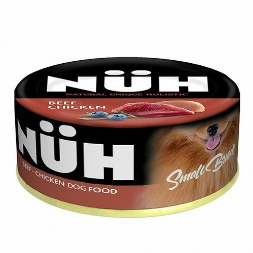 Нюх 31236 кон. для собак мелких пород беззерновые Говядина и цыплёнок 100г, 104953 (2 шт)