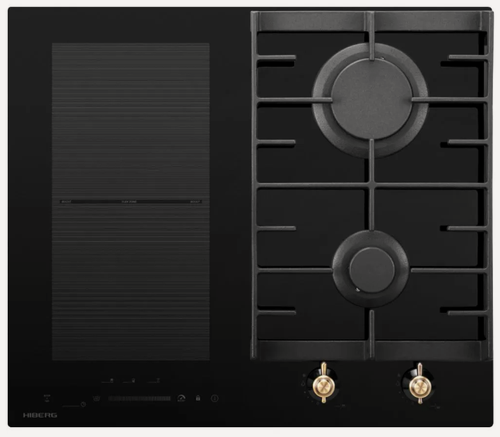 Изображение товара Встраиваемая комбинированная варочная панель Hiberg i-VM 6021 B