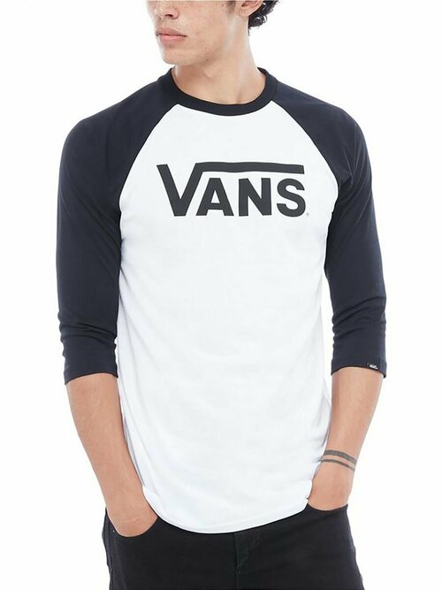 Лонгслив VANS, размер 2XL, белый