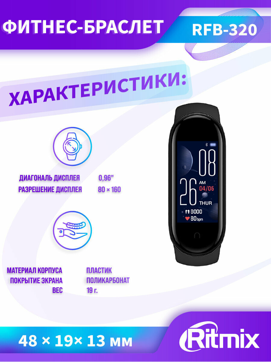 фитнес-браслет Ritmix - фото №11